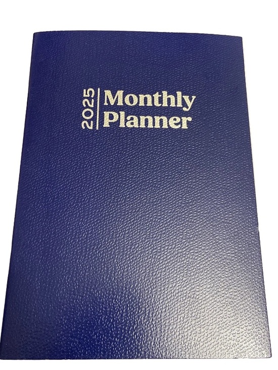 Old East Main Company Other - 2025 Blue Cover Planner Agenda 32 Pages 6.75” X 9.5” Paperboard Lot Of 2.
